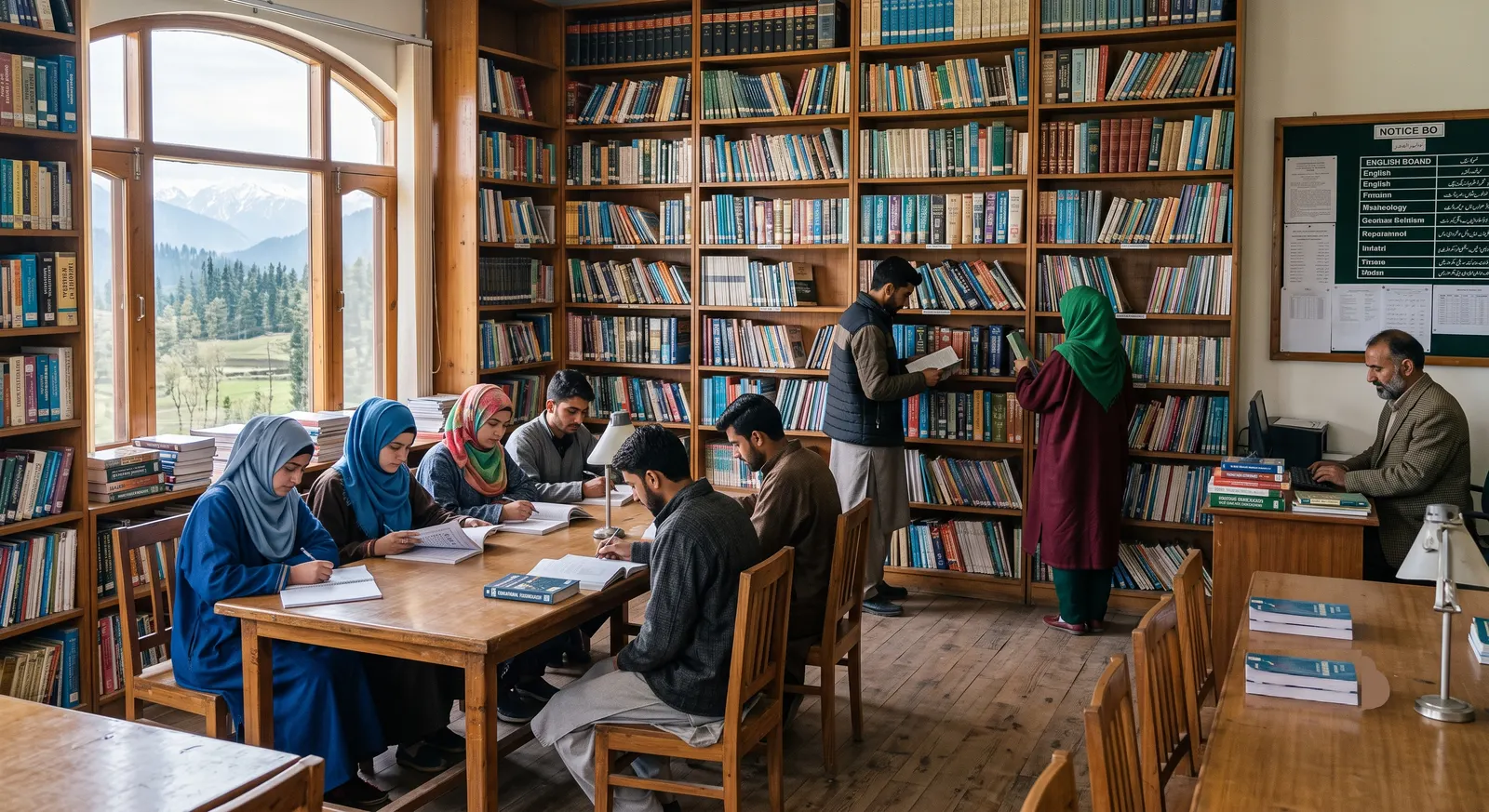 Library at Sheikh-ul-Alam College of Education, Drugmulla, Kupwara