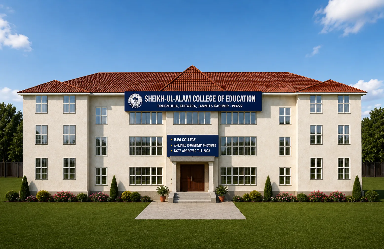 Sheikh-Ul-Alam College of Education — the main college building in Drugmulla, Kupwara