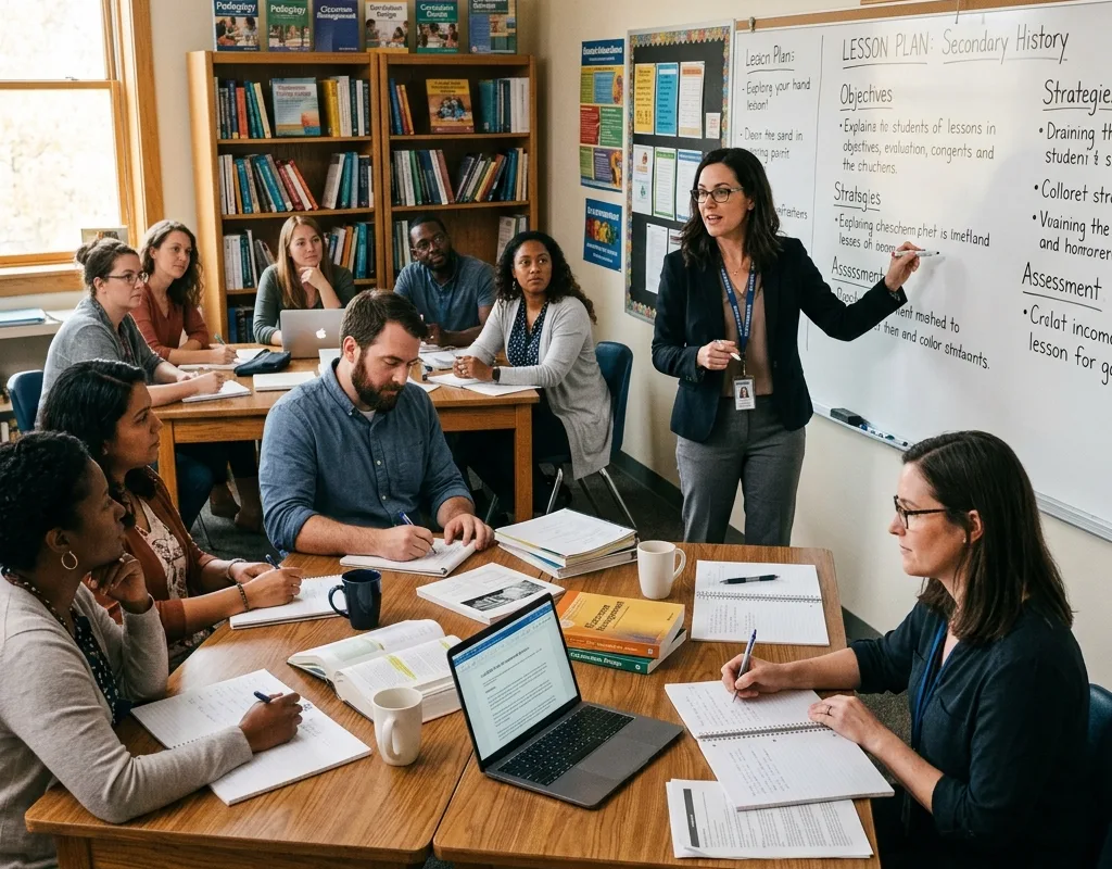 Bachelor of Education students in class